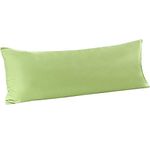 FLXXIE Body Pillow Cover - Super Soft Microfiber 20x54 Body Pillow Case - Envelope Closure, Wrinkle, Stain Resistant Sage Green Body Pillow Cover, 20x54, Sage Green