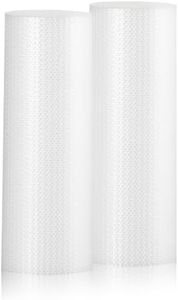 SEUNGCH 12" x 392" Clear Bubble Cushioning Wrap, 2 Roll Protective Packing Bubble Pouches Wrap for Moving, Shipping, and Fragile Items