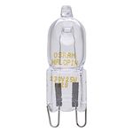 OSRAM Halopin Special Oven Bulb, 230v 25w G9 Halogen Capsule, Used by Bosch NEFF Siemens DELONGHI Ocean FAGOR for Cooker and Microwave Oven Applications, High Temperature Tolerant, *See Note