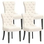KCC Boucle Dining Chairs Set of 4, 