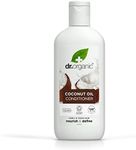 Dr Organic Coconut Oil Conditioner, Hydrating, Normal & Dry Hair, Mens, Womens, Natural, Vegan, Cruelty-Free, Paraben & SLS-Free, Organic, 265ml, Packaging may vary