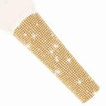 RhymKawa B58 Champagne Gold Cover Decorate Universal Wired Microphone SM58LC, Beta 58a, Glitter Rhinestones Sleeve Replacement Shining on Wedding Party Tours TV Shows