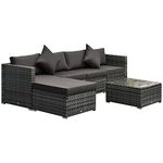 Sectional Sofa With Ottoman Charcoals