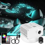 CHINLY Bluetooth 10W RGBW Twinkle LED Fiber Optic Star Ceiling Lights Kit APP/Remote Control (330pcs*0.03in+30pcs*0.04in+10pcs*0.06in)*9.8ft for Home/Car