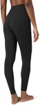 Colorfulkoala Women's Dreamlux Black Leggings High Waisted 7/8 Length 25" Inseam Workout Yoga Pants with Pockets (M, Black)