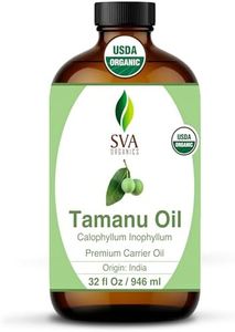 SVA Tamanu Seed Oil Organic - 32 Fl Oz – 100% Natural Cold Pressed Tamanu Oil - for Face, Skin Care, Hair Care, Scalp Massage & Body Massage – Carrier Oil
