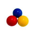 GISCO 70mm Soft Juggling Balls Juggler Balls Play Balls Juggling Kit for Kids & Adults | Suitable for Beginners & Advanced | Includes Carry Bag | Set of 3 Assorted Colours
