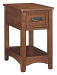 Signature Design by Ashley Furniture-Breegin Chairside End Table-Contemporary Style-Multi, 26.00" W x 19.00" D x12.50 H