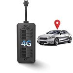 4G GPS Tracker for Vehicles Hidden Real-time Anti-Theft Car GPS Tracker with Remote Oil/Power Cut Off, Acc Alarm and Geofence, Vehicle Tracker Device for Car, Motorcycle, Truck