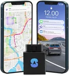 Spytec Anti-Theft Plug-in Car GPS Tracker, Real-Time 5 Second Updates, Ignition On/Off Alerts, Vehicle Movements, Personal & Work Car Monitoring | Unlimited US & Worldwide Tracking App - Low Cost Plan