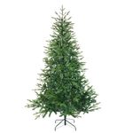 Dellonda Realistic Artificial 7ft/210cm Hinged Christmas Tree with 1400+ PE Tips & PVC Interior - DH46