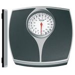 Salter 148 BKSVDR Speedo Dial Bathroom Scale - Mechanical Weighing Scales For Body Weight, Easy Read Dial & Rotating Pointer, Instant Readings, Large Foot Platform, Weighs Up To 136 kg/ 21 st