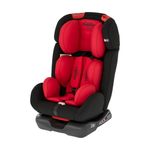 Amazon Brand - Supples Convertible Car Seat for Babies and Kids (0-12 Years) | ECE R44/04 Safety Certified | Forward and Rearward Facing | 3 Adjustable Recline Levels | Black and Red
