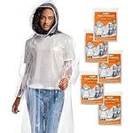 ALBRY Disposable Rain Ponchos for A