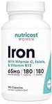 Nutricost Iron for Women 65mg, 180 