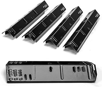 Hisencn Grill Heat Plate Replacement Parts for Dyna-Glo DGH474CRP DGH485CRP, Porcelain Steel Heat Tents for Dyna-Glo 4 Burner Gas Grill Repair Kit, 5 Pack