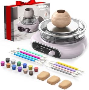 Alldeer Mini Pottery Wheel for Kids Teens Girls Beginners