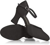 Theatricals Womens EZ Flex 2" Heel Flexible Character Shoe, Black, 9