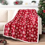 PAVILIA Premium Christmas Sherpa Th