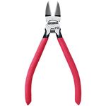 Wire Cutters, 6 inch Side Cutters, HOUSERAN Dikes Wire Cutters Diagonal Cutters with Non-Slip Red Handle, Flush Cutter Pliers, Wire Clippers, Spring Loaded Wire Cutters for Jewelry, Crafting, Zip Tie