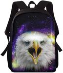 chaqlin Galaxy Eagle Pattern Backpa