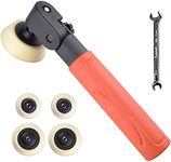 Woodworking Passive Rotary Sander - Sanding Tools Hand Held Bowl Sander with Rotatable Spindle Head 2 Inch 3 Inch Pads