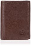 Timberland Men's Blix Slim Trifold Wallet, Brown, One Size