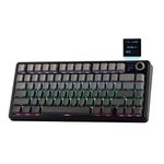 EPOMAKER X Aula F75 MAX Tri-Mode Wireless Gaming Keyboard, TFT Screen, Knob, Hot Swappable, 2.4GHz/Type-C/BT5.0, Gasket Creamy, for PC/Mac/Office/Gaming (Black, Reaper Switch)