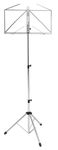 KINSMAN PREMIUM SERIES MUSIC STAND AND BAG - CHROME (OPS55)