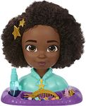 Karma's World Styling Head Doll (12-in), 30+ Piece Set with Hair Accessories Like Clips, Beads, Spray Bottle, Extensions, and More