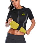 SEXYWG Women Hot Sweat Weight Loss Sauna Shirt Neoprene Top Workout Body Shaper Slimming Training Suit