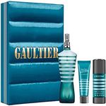 Jean Paul Gaultier Le Male 3 Pc. Gift Set for Men | EDT SPR 4.2 oz + Soothing After Shave Balm 1.7 oz + Deo Stick 2.6 oz