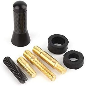 Carbon Car Short Universal Antenna, Aluminum Alloy Aluminum Car Short Universal Antenna, for