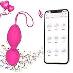 BraceID Smart APP Pelvic Floor Trainer Pelvic Floor Strengthening Device Pelvic Exercise - Rose Red