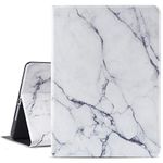 iPad Air 2 Cover, Gofupa 9.7 ipad 6th/ 5th Generation Cases Premium Leather Folio Case and Multiple Viewing Angles Stand for iPad Air 2/1(White Marble)