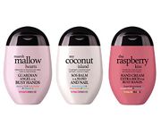 Treaclemoon Hand Cream-Triple Combo Pack-The Raspberry Kiss, My Coconut Island and Marshmallow Heart, Made with Natural Extracts – Ultra Moisturizing Skin Cream - (3 x 75ml)