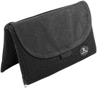 Running Buddy Magnetic Buddy Pouch: Magnet Pocket Pouches for Cell Phones, iPhone & Other Gear - Beltless Running Pouch Waist Bag for Running, Traveling, Hiking & Cycling (Black, XXL (7" x 4"))