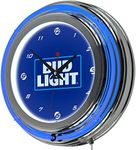 Trademark Gameroom AB1400-BL-16 Bud Light 14" Neon Wall Clock - Block Text