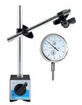 Mass Pro Adjustable Magnetic Stand + Dial Indicator Gauge 0-10mm/0.01mm High Accuracy Concentrically Measurement Instrument Tool