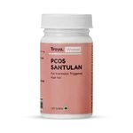 Traya PCOS Santulan | Ayurvedic PCOS Supplements For Women | Manages Irregular Periods, Hormonal Imbalance & PCOS-Induced Hairfall | Consists Of Latakaranj, Deodar, Kantakari, Punarvana | 120 Tablets