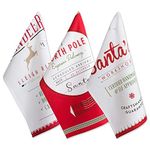 DII Dish Towels Set of 3-Northpole, Cotton, North Pole