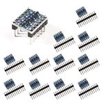 ACEIRMC 12pcs 4 Channels IIC I2C Logic Level Converter Bi-Directional Module 3.3V to 5V Shifter for Arduino