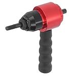 Rivet Nut Gun Adapter Rivet Nut Drill Attachment Electric Rivet Gun Adapter Kit with Detachable Handle, Wrench and Nuts