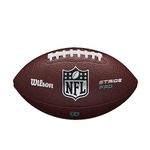 WILSON NFL Stride Pro Eco Football - Brown, Official Size