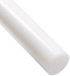 J&A Racing International HDPE High Density Polyethylene Round Rod, Translucent White 100mm Diameter x 300mm Long Grade A PE 500