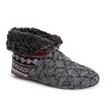 MUK LUKS Men's Slipper Bootie, Chianti, Small/Medium UK