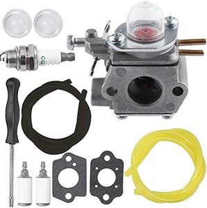 753-06190 WT973 Carburetor Kit Replacement for Bolens BL110 BL160 Cub Cadet BC210 BC280 SS270 Replacement for Craftsman 316711020 for Troy Bilt TB22 TB22EC Ryobi Y25 Y60