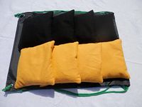 Cornhole Bags x8 (Yellow and Black)