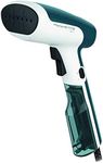 Rowenta X-Cel Handheld Steamer for Clothes 15 Second Heatup, 2.4 Ounce Capacity 1150 Watts Portable, Ironing, Fabric Steamer, Garment Steamer, Vacation Essentials, Travel Must Have DR6131,Green