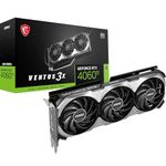 MSI GeForce RTX 4060 Ti Ventus 3X E 8G OC Graphic Card - NVIDIA GeForce RTX 4060 Ti GPU, 8GB GDDR6 128-Bit Memory, 18 Gbps Memory, PCI Express 4 Interface, Up to 2565 MHz, TORX Fan 4.0 - PCIe